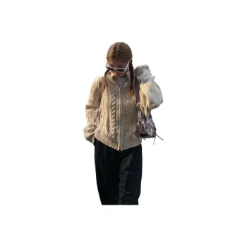 D YANGJUN Sweater Women's Beige