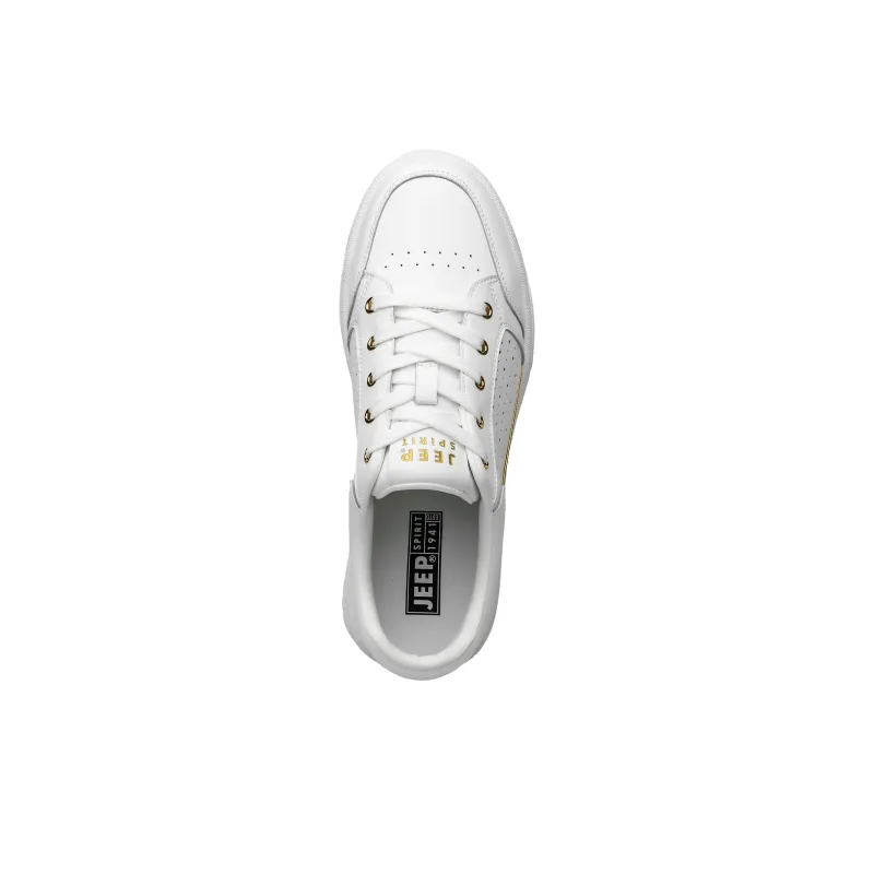 JEEP SPIRIT Skateboard Shoes Men Low Top Polar White-3