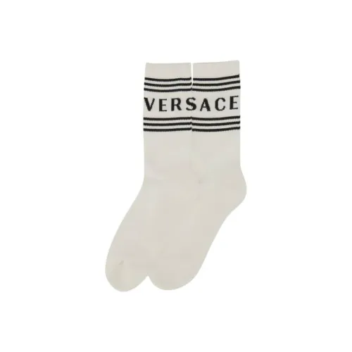 FANSIZHE Mid Calf Socks Men's 1 Pack White
