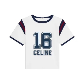 CELINE 16 Boxy T shirt In Cotton Jersey