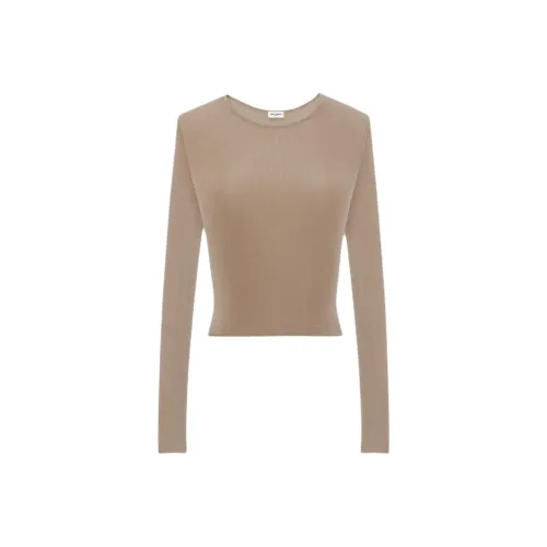 SAINT LAURENT T Shirt Women's Brown
