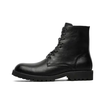 GIGIRYO Slip Resistant, Abrasion Resistant, Waterproof High Top Casual Shoes Men's Black