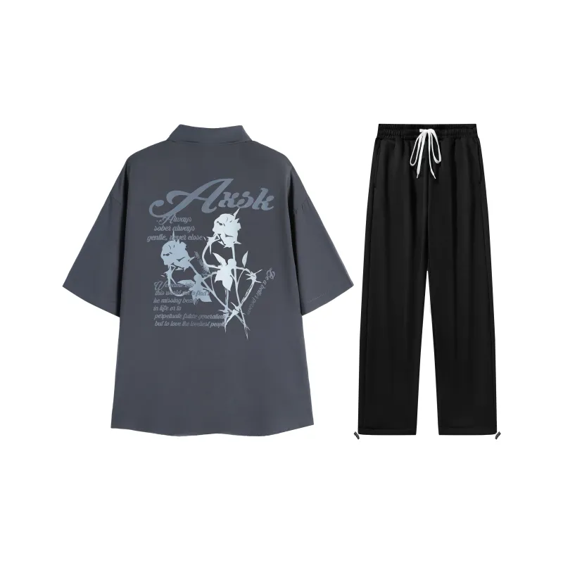 A.X.S.K Shirt Matching Set Unisex-12