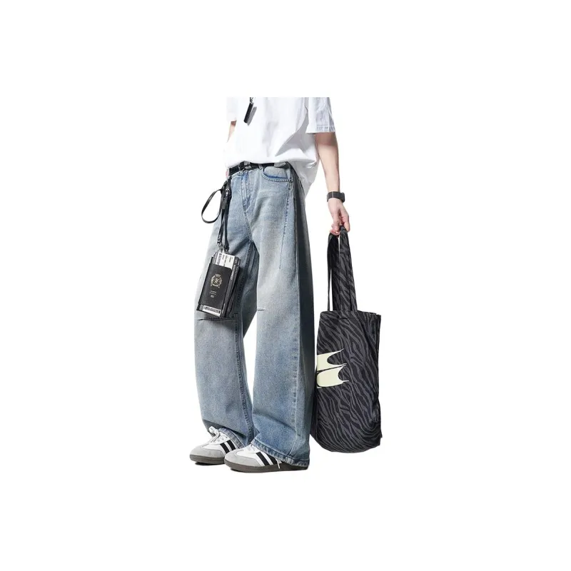 Warrior Huichao Riding The Wind Collection Jeans Unisex-12
