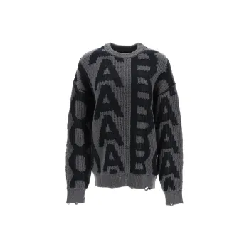 MARC JACOBS Distressed Crewneck Jumper