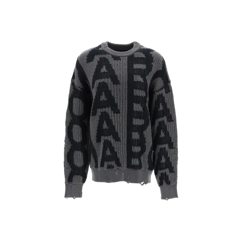 MARC JACOBS Distressed Crewneck Jumper-0