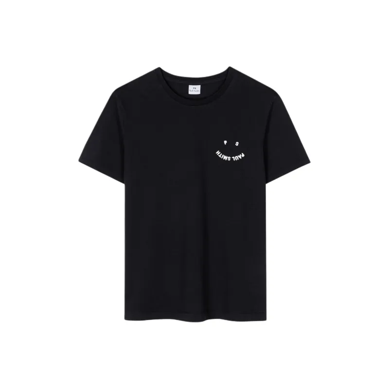 Paul Smith Logo Embroidered Crewneck T Shirt-0