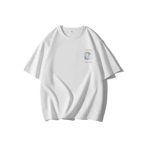 WELKIN&WZWJ Drop Shoulder Sleeve T Shirt Unisex