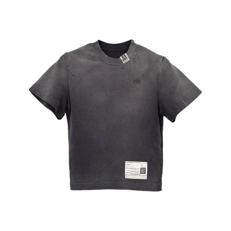 Maison Mihara Yasuhiro Logo embroidered T shirt-0
