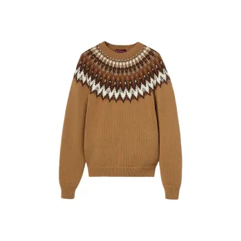 GUCCI Norwegian Jacquard Knit Sweater
