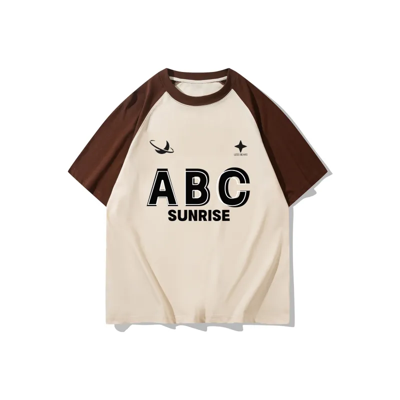 LESS BEARS Drop Shoulder Sleeve T Shirt Unisex-2