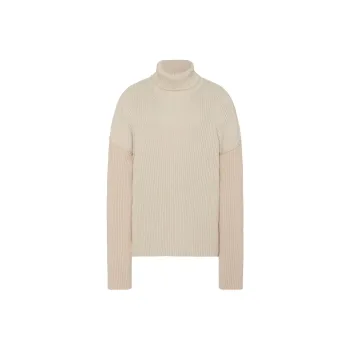 THE ROW Dua Drop shoulder Ribbed Jumper