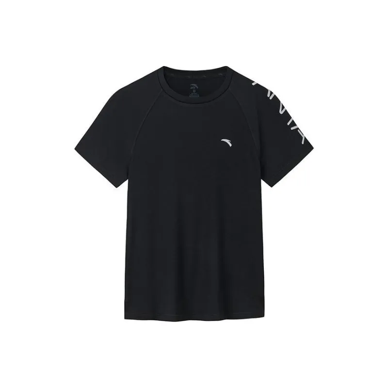 Anta Variety Training Collection Raglan Sleeve T Shirt Women's Basic Black-0