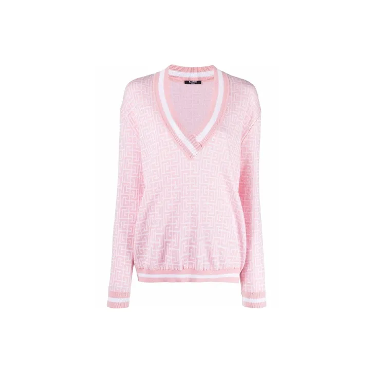 BALMAIN FW21 Sweater Women's Pink-0