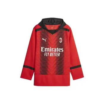 PUMA AC Milan Oversize Winter Football Jersey Soccer Jerseys Men's Red