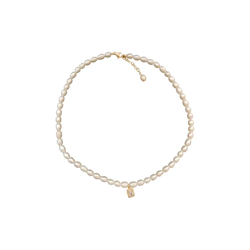 Taste The Color Pearl Necklaces Women's-0