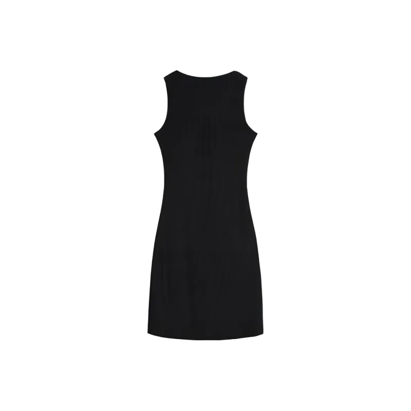 XIAOJUCHUANLI Sleeveless Dress Women's Black-1