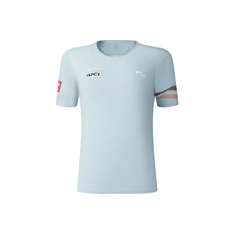 FILA CYCLING T Shirt Women's Clear Bright Blue-0