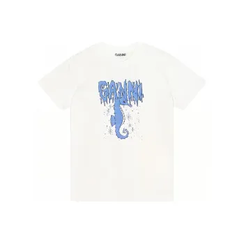 GANNI SS24 T Shirt Women's Bright White