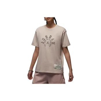 Jordan SportDongdan Drop Shoulder Sleeve T Shirt Women's Oat