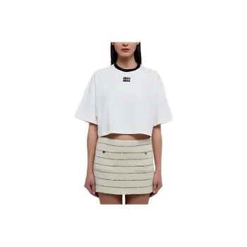 MIU MIU T Shirts Women's White
