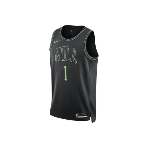nike T-shirt Zion Williamson New Orleans Pelican City Edition 2023/24 Men's nike T-shirt Dri FIT Nba Swingman Jersey