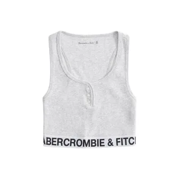Abercrombie＆Fitch Tank Top Women's Gray