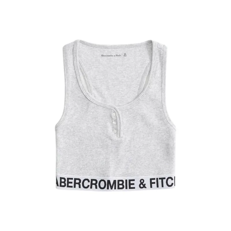 Abercrombie＆Fitch Tank Top Women's Gray-0