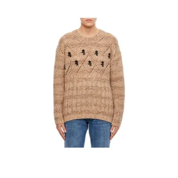 CORMIO Antonio Floral Embroidered Sweater