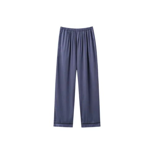 Lan Miao Pajama Pants Men's Navy Blue