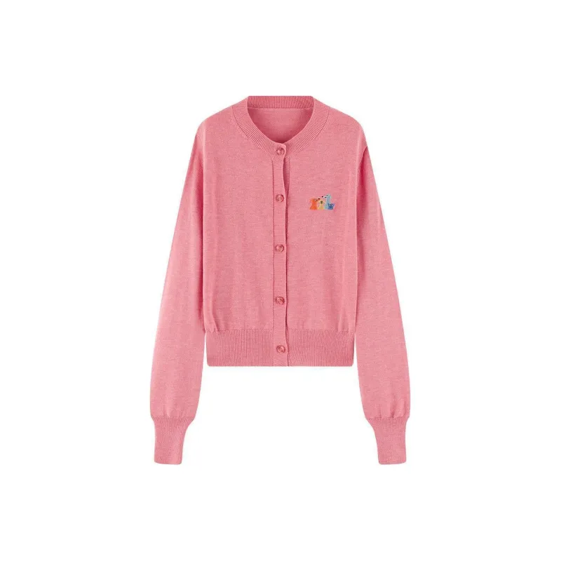 【dme】 Sweater Women's Leather Pink-0