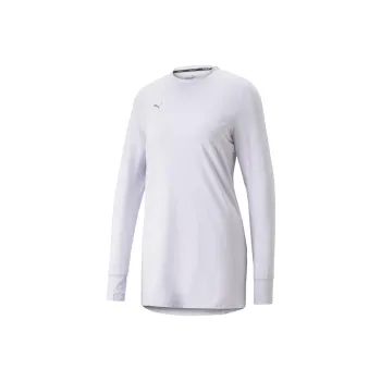 PUMA Modest Activewear Long Sleeve Training Tee Women's T-Shirt Women's White