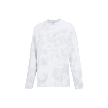 Nike Women'ss Tie Dye Logo Print Sporty Crewneck T Shirt Lilac