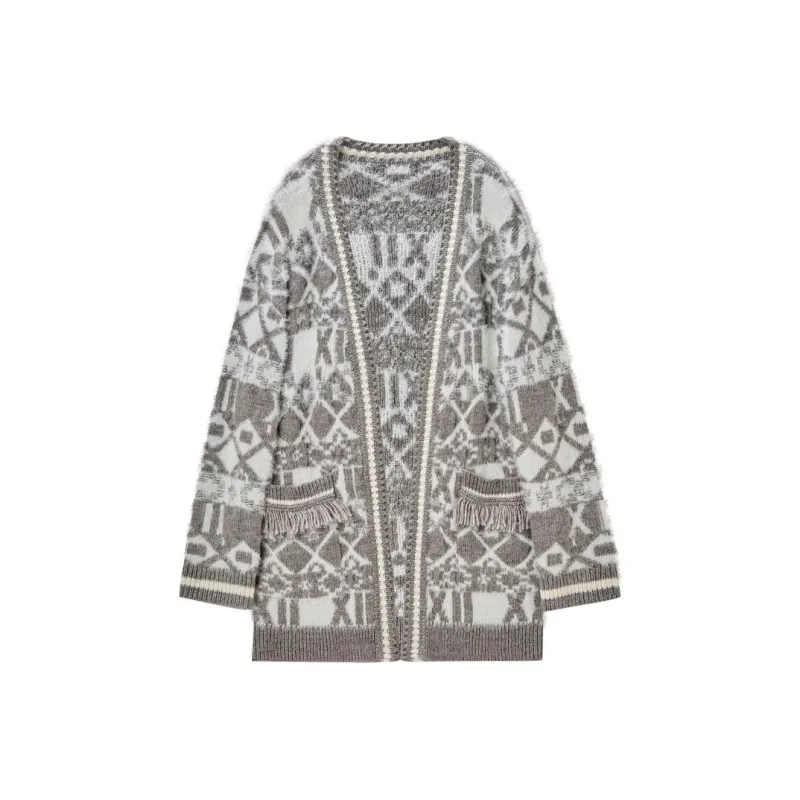 XII BASKET Sweater Women's Gray-0