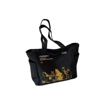 G FAVOR Canvas Shoulder Bag Unisex Multicolor