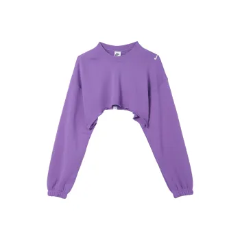 Nike Sportswear Oversize Crop Tops Women's Raspberry Black