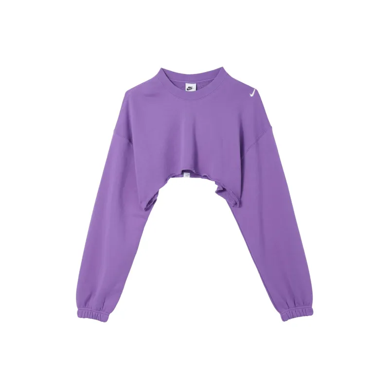 Nike Sportswear Oversize Crop Tops Women's Raspberry Black-0