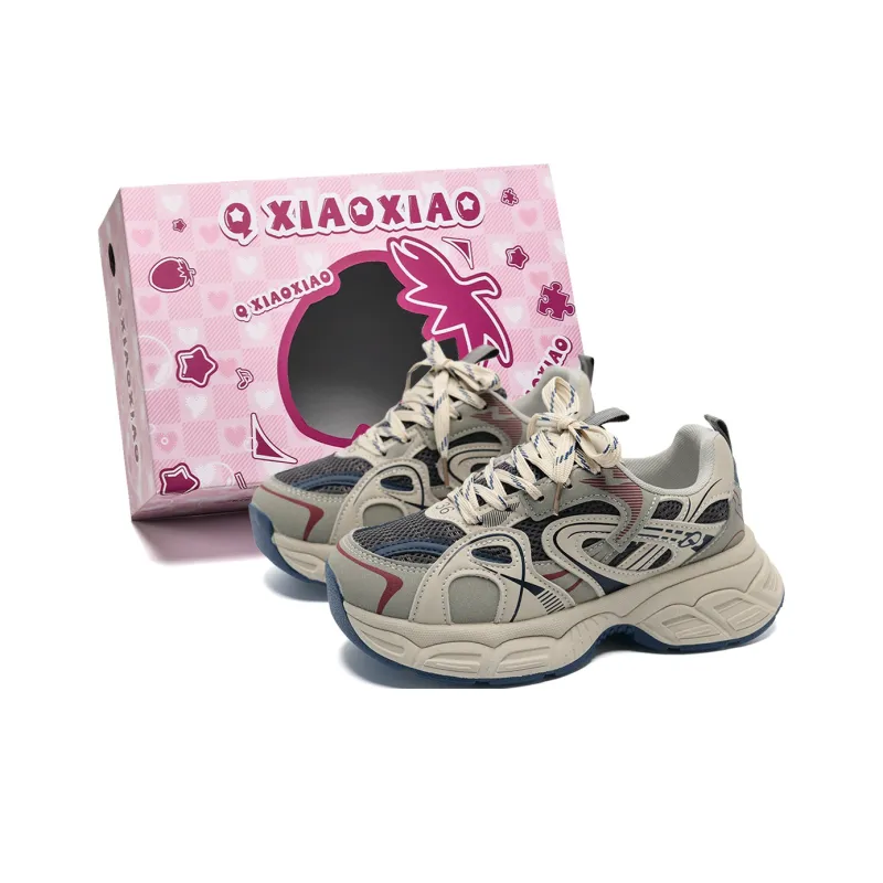 Circle Small Cushioning Support Lightweight Slip Resistant Mat Low Top Chunky Sneakers Women's-7