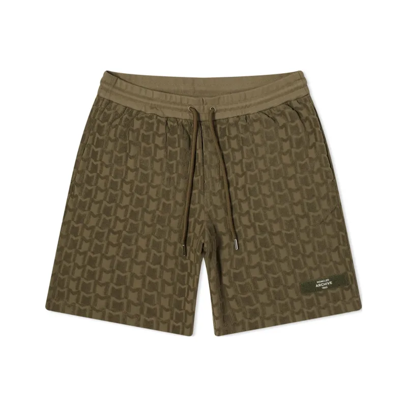 Moncler Casual Shorts Men's Green-0