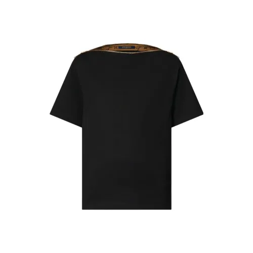 LOUIS VUITTON Zipper Neckline Bateau T Shirt