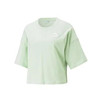 PUMA DARE TO FEELIN XTRA Oversized Tee T-Shirt Women's Green