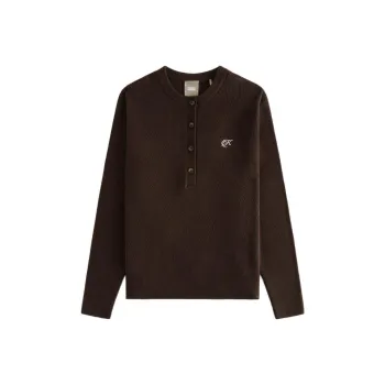 KITH Women's Larsen Pique Knit Henley 'Incognito'