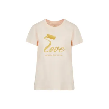 ARMANI EXCHANGEAE SS24 T Shirt Women's Pink
