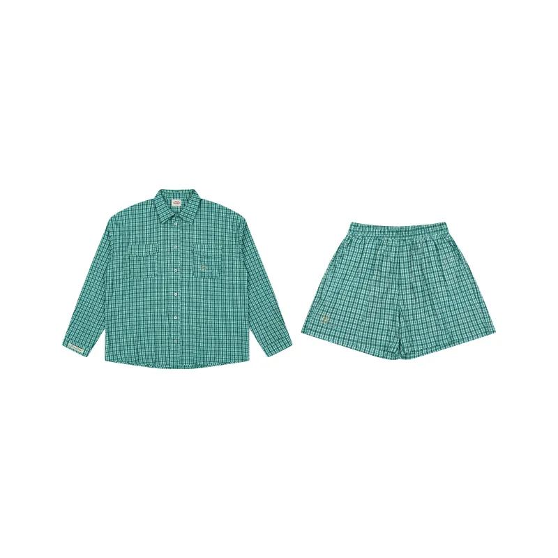 MostwantedLab MostwantedLab Vintage Flower Shirt Matching Set Unisex-2