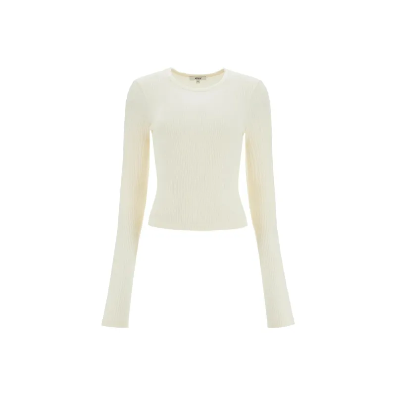AGOLDE Alma Shrunken Long Sleeved Top-0