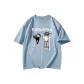 Haze Blue-T-Shirt-Quirky Cartoon Large