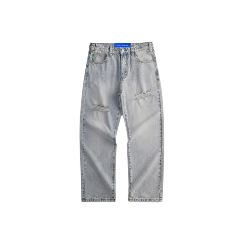 FAIRWHALE Jeans Unisex Light Blue-0