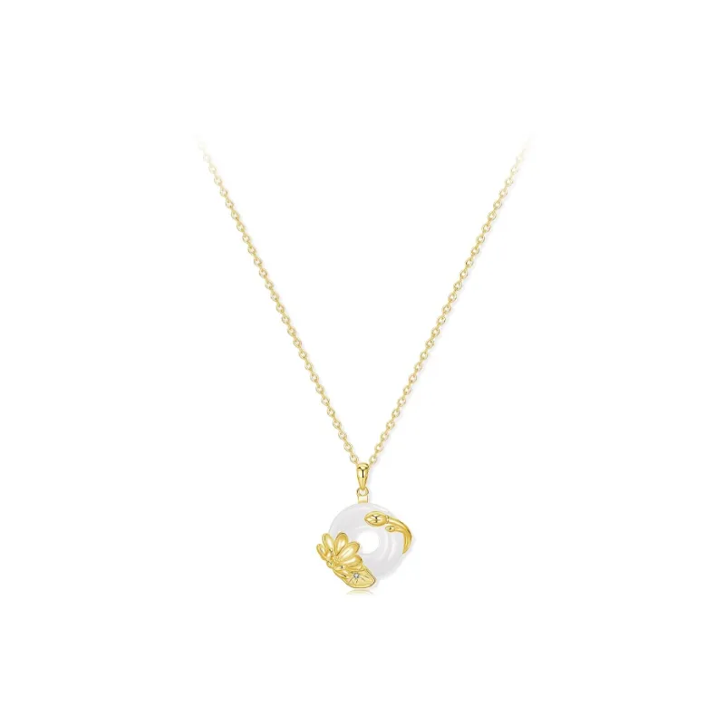 JUICY GRAPE Chalcedony Jade Necklaces Women's-0