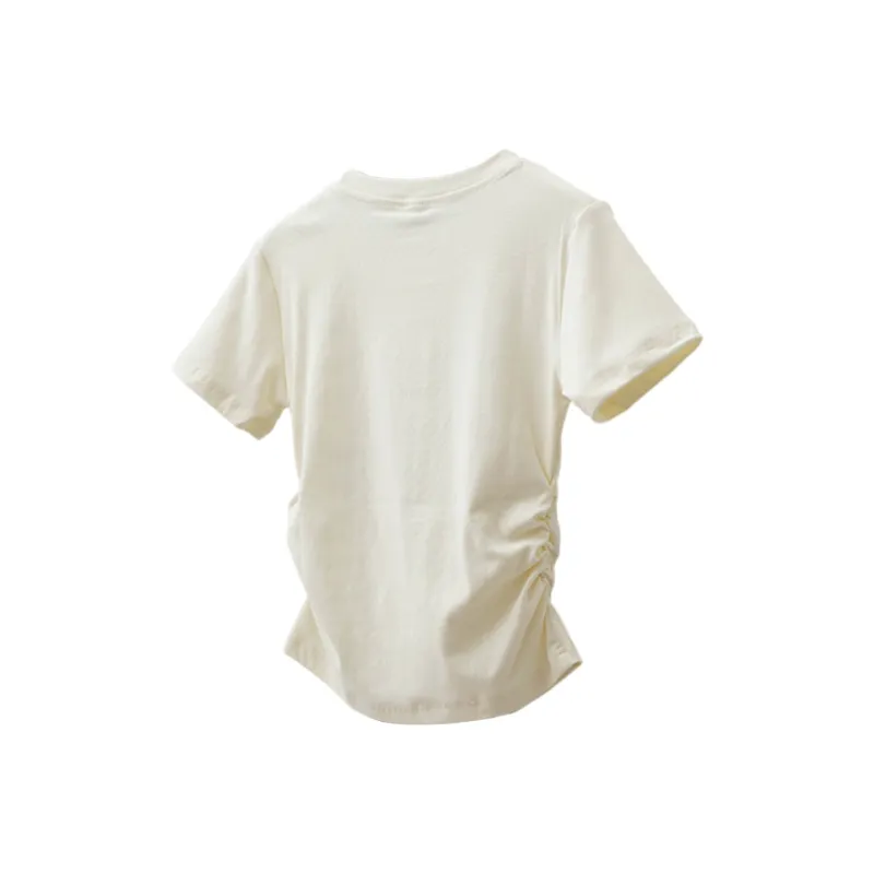 Ning Cai Yuer Set in Sleeve T Shirt Women's-2