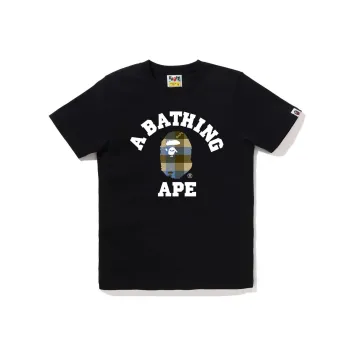 A BATHING APE 1st Camo College Tee White/Red